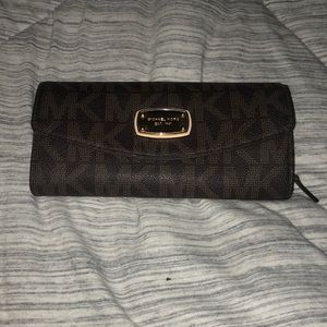 Brown MK wallet